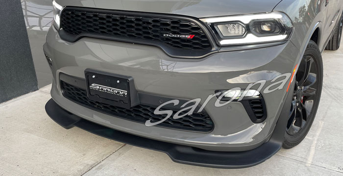 Custom Dodge Durango  SUV/SAV/Crossover Front Lip/Splitter (2021 - 2023) - $750.00 (Part #DG-054-FA)